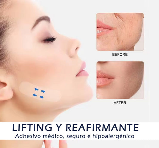 Lifting facial instantáneo – 60 parches para rostro y cuello. Ashwell+™
