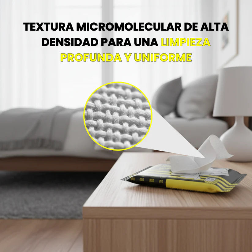 Toallitas limpiadoras para calzado y cuero