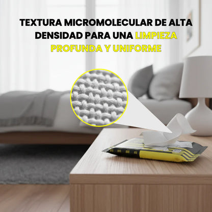 Toallitas limpiadoras para calzado y cuero