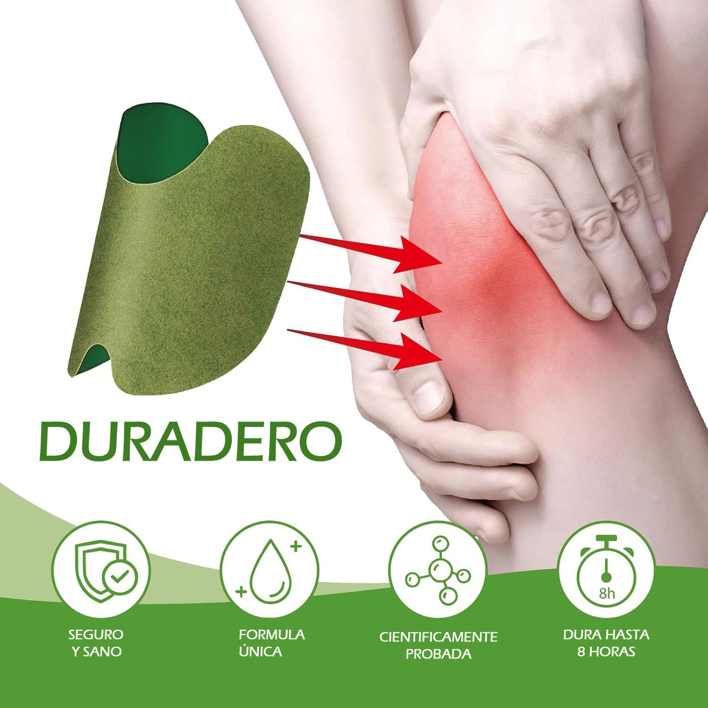 Parches naturales para Dolor de rodillas y ciática - Ashwhell