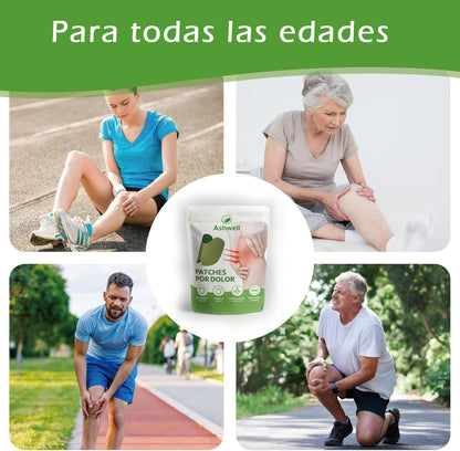 Parches naturales para Dolor de rodillas y ciática - Ashwhell