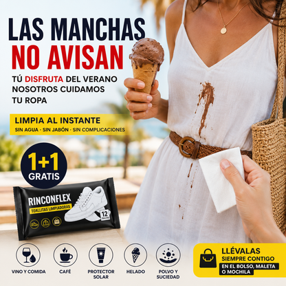 TOALLITAS QUITA MANCHAS™ - Las salvavidas para tus prendas