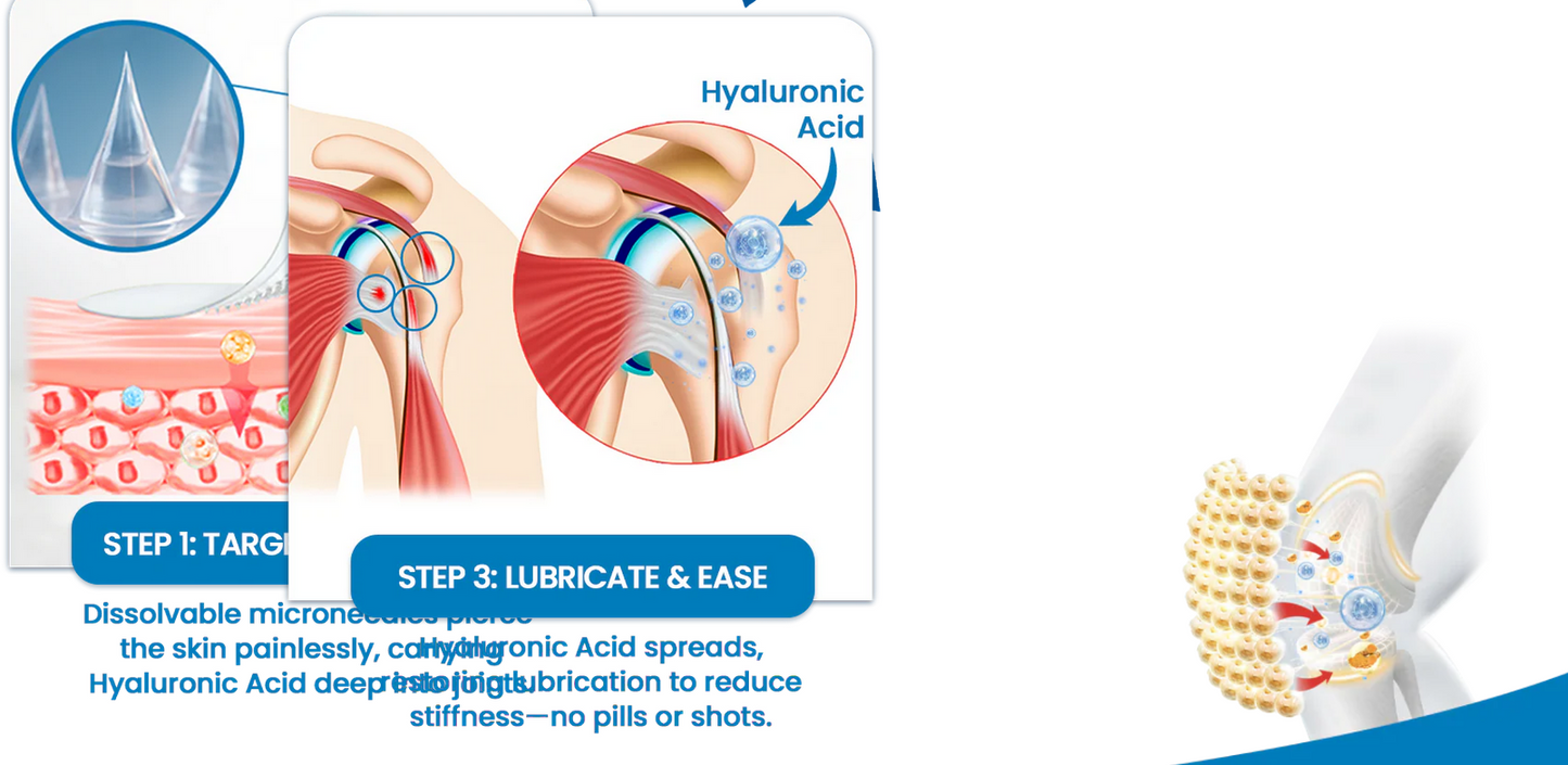 Alivio articular inteligente con ácido hialurónico – Recupera tu movilidad y bienestar