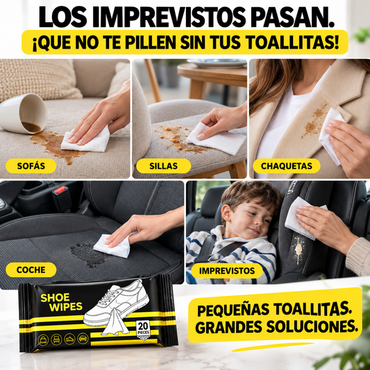 SALVAPRENDAS™ - Toallitas quitamanchas al instante