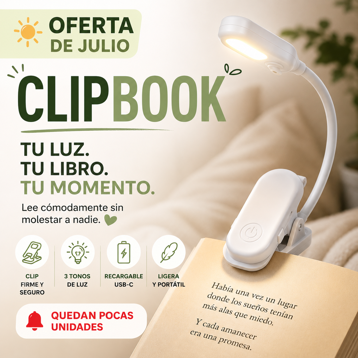 Lee con fácilidad con - CLIPBOOK™