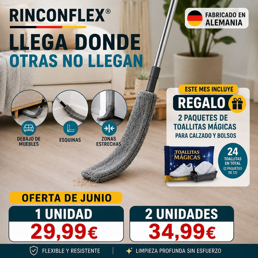 Limpiador zonas estrechos + Toallitas mágicas de regalo