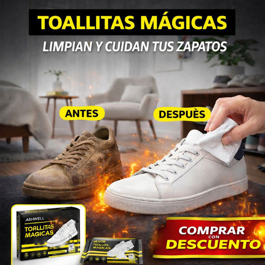 TOALLITAS MÁGICAS™ para limpieza PREMIUM de calzado y prendas