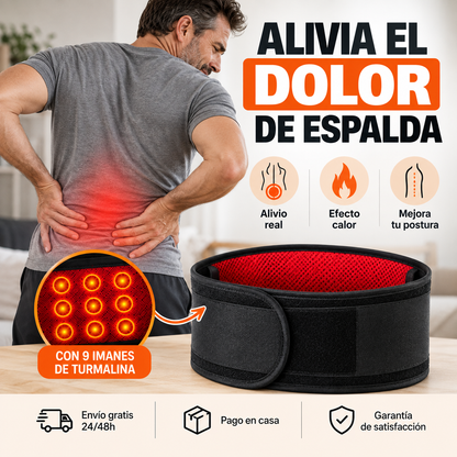 LumbarWell™ | Faja Lumbar con Efecto Calor 2 en 1 | Soporte + Cintura Estilizada
